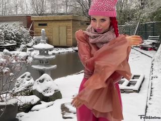 FetiliciousFans SiteRipPt 2Pink Latex in the Snow-7
