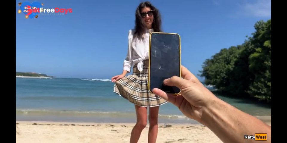 [GetFreeDays.com] I asked a stranger to take a photo of me on the beach and he fucked me in hotel and came on my face Adult Clip December 2022