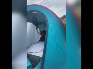 Teen Brunette With Big Ass Caught And Fucked In An Open Tent While Camp-0