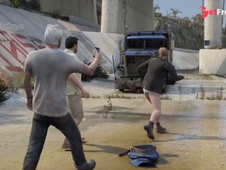 [GetFreeDays.com] GTA V Nude Mod Installed Game Play Part 17 GTA 5 Missions Story Mode Adult Stream December 2022-8