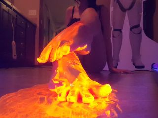 free adult video 31 Soles fetish – Frostyprincess – Thanksgiving Glow Feet - self foot worship - femdom porn robot femdom, slime fetish on fetish porn -5