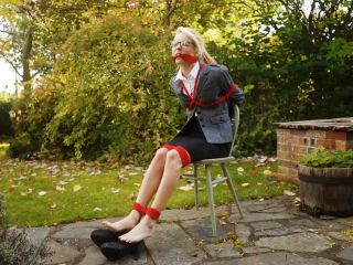 RestrainedEleganceChloe Toy - Tied In Her Own Garden-7