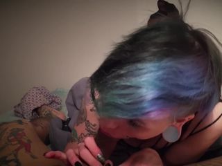 PornHub presents KatMayhem in 02 SEXY TEEN TATTOOED BLUE HAIR PUNK KAT MAYHEM BLOWJOB FOOTJOB EDGE PLAY POV-2