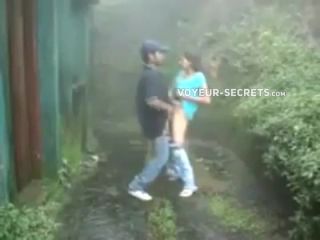 Daring couple fucking in the rain-8