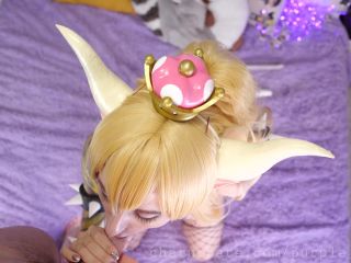 ANAL Cosplay Bowsette gets Creampie 4K Teen Babe Butt Gape Big Ass Toy --4