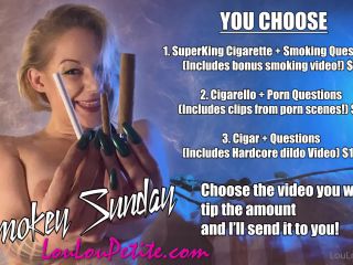 LouLou Petite Louloupetite - its smokey sunday make your choice superking cigarette smoking questions bonus 24-01-2021-7