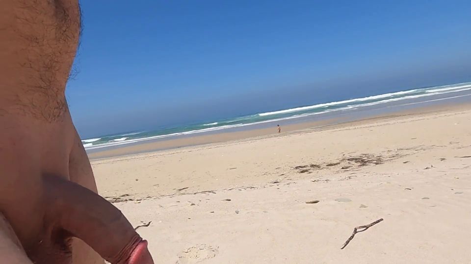 At The Beach A Man Presents His Cock To Me I Jerk Him Off In Public He 