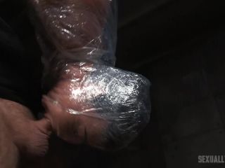 online porn video 16 London River, Matt Williams, Jack Hammer - Tough London River mummified in plastic wrap and facefucked in inverted suspension by BBC!, big femdom on blowjob porn -1