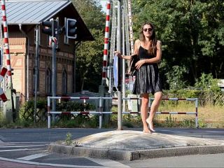 Barefoot Nudity Chat Noir 2018-08-09 Barefoot in Darmstadt-6