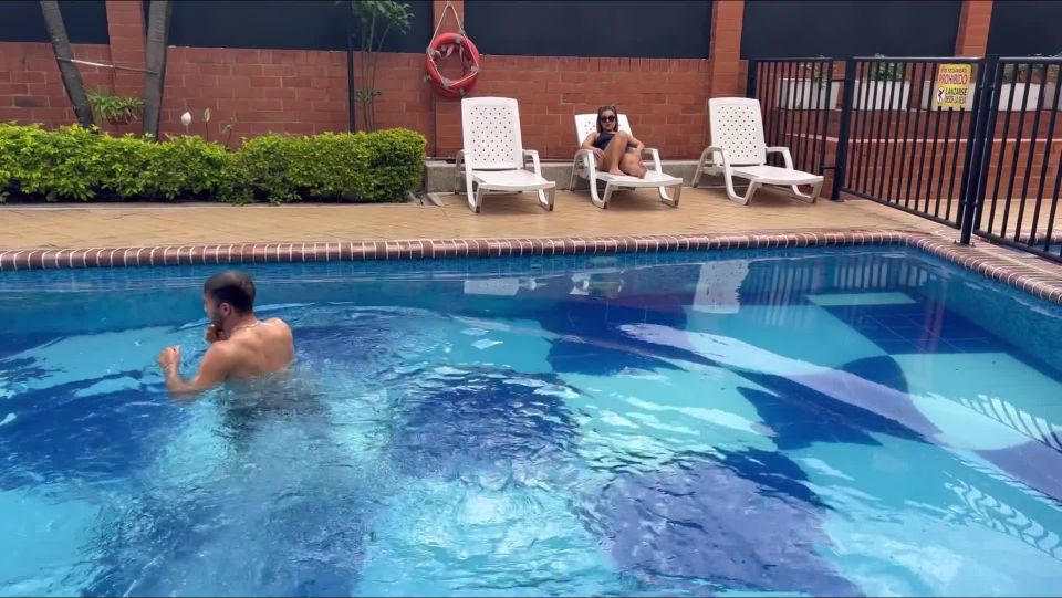 I Seduce My Neighbor Brian Evansx In The Pool To Fuck My Wet Pussy, Blowjob  Creampie Naty Delgado 1080p