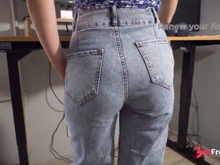 [GetFreeDays.com] Milf Secretary In High Weist Jeans Teases Her Nice Butt Sex Leak March 2023-1