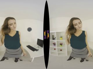 Office Flirt Scarlot Rose Teases You By Stripping Out Of Her Smart Outf-2