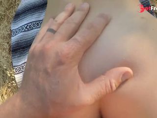 [GetFreeDays.com] Nudists Fuck in Nature after Sunrise Hike Sex Stream March 2023-9