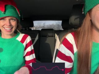 Nadia Foxx  Serenity Cox As Horny Elves Cumming In Drive Thru With Remote Controlled Vibrators  4K 1080p-3