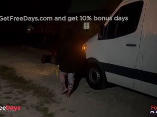 [GetFreeDays.com] Stranger Gives Footjob To A Black Man In White Van. Porn Video April 2023-1