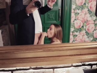 Cute  Sucking Cock And Swallow Cum In Public Restroom 1080p-4