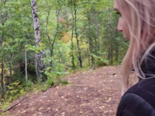 Walking With My Stepsister In The Forest Park. Sex Blog, Live Video.  Pov 1080p-1