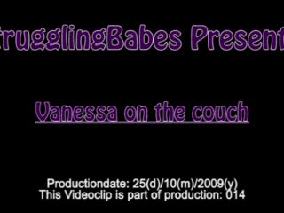 Vanessa on the couch BDSM!-0