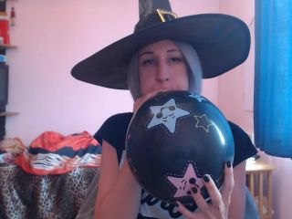 cuteblonde666 Blowing balloons for Halloween fun - Halloween-1