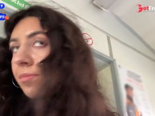 [GetFreeDays.com] Public Handjob on a train Ends in a Blowjob from a Stranger - Public Cumwalk Sex Leak March 2023-9