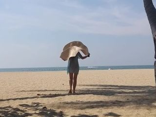 Dream4AngelBig hat Public Beach flashing-0