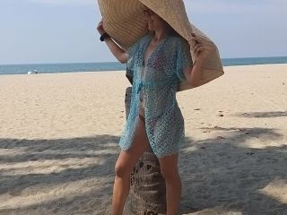 Dream4AngelBig hat Public Beach flashing-1