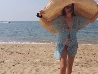 Dream4AngelBig hat Public Beach flashing-2