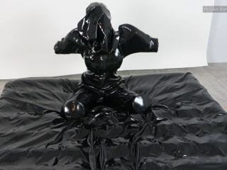 online clip 2 big butt femdom fetish porn | Hinako House of Bondage - New Rubber Doggy Suit Escape Challeng - FullHD 1080p | bondage-7