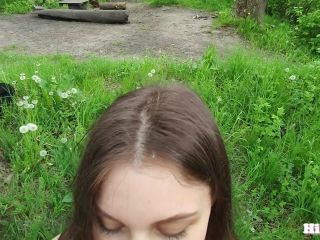 Hi Youth - Cute Stepsister teases with her boobs outdoor. I had to fuck right on the rock. - Lama grey-2