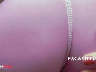 [GetFreeDays.com] Sitting on the slaves face while looking at the phone, facesitting POV Sex Leak February 2023-2