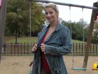 Katerina Hartlova aka Katarina Dubrova - Aka - On The Swing In City Park Public Naked And Fun 27.03.2020 - Public-7