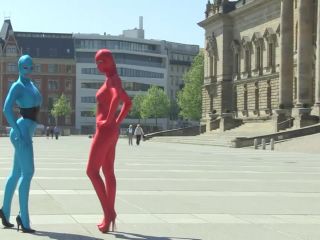 zentai models in the city-2