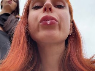 free adult clip 47 Petite Princess FemDom – Bully Girls Spit On You And Order You To Lick Their Dirty Sneakers – Outdoor POV Double Femdom | femdom | pov nun fetish-8