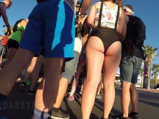 CandidCreeps 787 Raver Butt Cheeks Candid Creepshot Video Hd -5