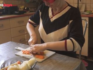 [GetFreeDays.com] Sexy breasts and big boobs in the kitchen, while the maid prepares the foo Sex Video October 2022-4