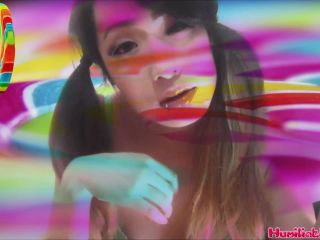 online porn video 42 HumiliationPOV - Cruel Pigtailed Lollipop Brat Spits In Your Face, Perv - femdom pov - fetish porn small penis femdom-7