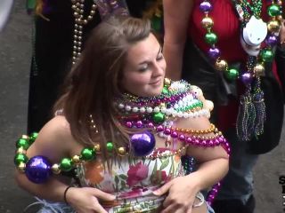 kelli staxxx femdom big tits porn | Mardi Gras Party Girls Flashing in Public | dancing-1