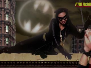 Superheroine tickle takedown Tickling-9