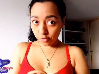 [GetFreeDays.com] makeup ends with loud moans with a huge dildo, her shaved and pink vagina with her white cream  Sex Clip March 2023-4