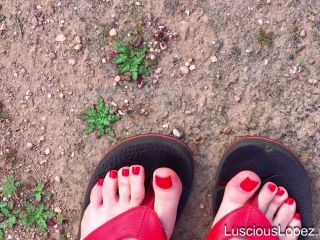 Luscious Lopez - Luscious Lopez flip flops POV-9