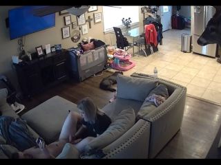 Living Room Handjob MILF Wife Ip Cam Hack Voyeur!-3