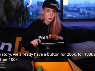 500K Pornhub Gifts Unboxing And Oral Creampie  Mollyredwolf 1080p-4