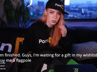 500K Pornhub Gifts Unboxing And Oral Creampie  Mollyredwolf 1080p-5