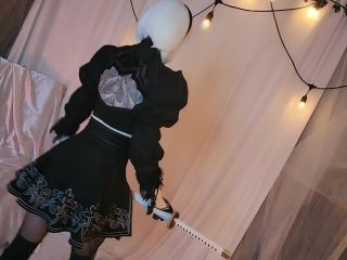 Razor Candi – Nier-Automata 2B Cosplay Fuck Machine With Squirting.-0