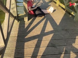 [GetFreeDays.com] DICKFLASH Girl at the Lake cant believe Im jerking off infront of her Sex Stream January 2023-1