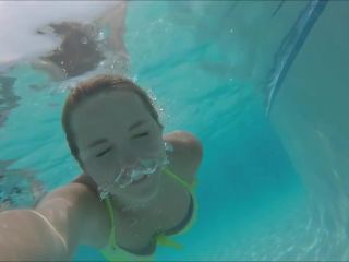 Go pro pool time with nipples  slip-5