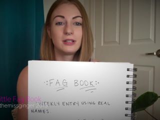 xxx clip 48 The Miss Ginger - Little Fag Book - fetish - feet porn veiny feet fetish-1