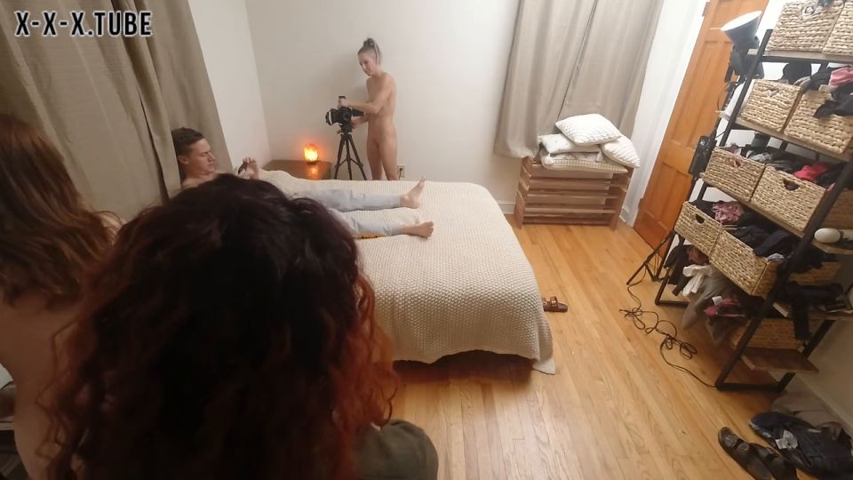 Femdom porn  Lora Cross  Lora Cross Uncut Bts Threesome With Camera Girl