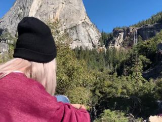 Hiking in Yosemite Ends with a Public Blowjob by Cute Teen Blowjob-0