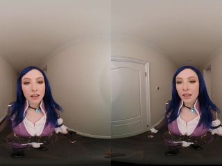 Petite Ailee Anne As LEAGUE OF LEGENDS CAITLYN Interrogates You VR Porn-0